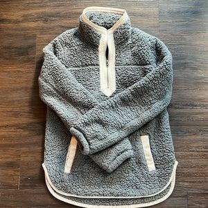 Abercrombie & Fitch Grey Sherpa